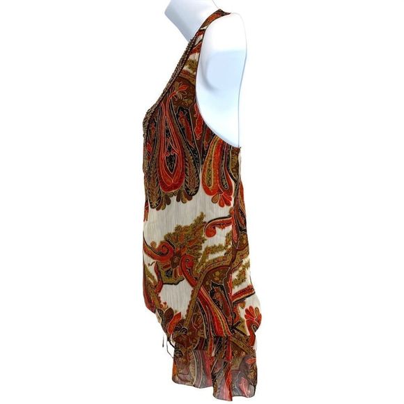 Adiva sleeveless top with beading and medallions M - Picture 4 of 16